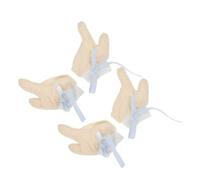 TOYANDONA 2 Paia Smetti di mangiare i guanti per i bambini smettere di succhiare il pollice guanto da bambino guanto per la guanto protettivo per neonati filato di cotone Sky-blue