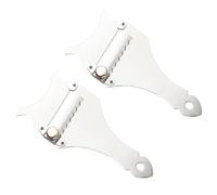 TOYANDONA 2 Pezzi Affetta Tartufi in Acciaio Inox Grattugia Tartufo Professionale per Formaggio e Cioccolato Gadget Cucina Compatto e Durevole Utensile Pratico per Cottura e Regalo