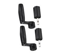 TOYANDONA 2 Pezzi Avvolgitore per Corde Chitarra e Ukulele Elettrico e Manuale Strumento Leggero e Portatile per Cambiare Corde con Precisione Compatibile con Vari Modelli Design Nero