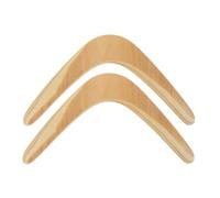 TOYANDONA 2 Pezzi Boomerang Legno Aerodinamico e Leggero per Giochi Ricreativi All e Attività Interazione Genitore e Design Sostenibile per Divertimento
