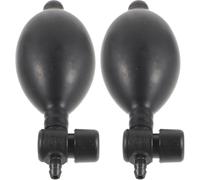 TOYANDONA 2 Pezzi Bulbo in Lattice per Misuratore di Pressione con Valvola di Rilascio Aria Pompa Manuale di Gonfiaggio per Sfigmomanometro Cuscino Gonfiabile e Massaggiante Dispositivo