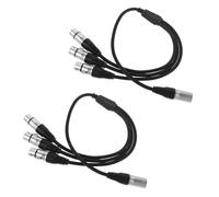 TOYANDONA 2 Pezzi Cavo Divisore Audio Xlr Cavo Audio Per Microfono Per Microfono