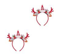 TOYANDONA 2 Pezzi Cerchietto Natalizio Corna di Renna in Abs per Donne e | Stile Bosco Unico, Leggero e Delicato, per Cosplay e Feste, Facile da Abbinare