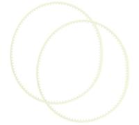 TOYANDONA 2 pezzi Cinghia Dentata per Macchina Sigilla Automatico Accessorio Ricambio per Macchina Sottovuoto Fettuccia Resistente Alte Temperature per Imballaggi Alimentari ed Espressi