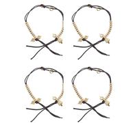 TOYANDONA 2 Pezzi Contatore di Preghiera Tasbih in Ottone Portatile | Uomini e Donne, Leggero e Resistente AI Graffi, Corda, per Canto e Personalizzazione Fai