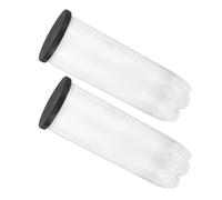 TOYANDONA 2 Pezzi Contenitore per Palline da Tennis PVC Trasparente Coperchio Nero, Portapalline Multifunzione Facile da Trasportare e Riporre, per Tennis Tavolo e Badminton, in Borsa o