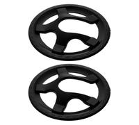 TOYANDONA 2 Pezzi Copertura Pignone Bici a Cinque Fori, Nera in Plastica | Design Aerodinamico, Assorbimento Urti, Ricambio Economico, per Manutenzione Bici e Sentieri di Montagna
