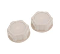 TOYANDONA 2 Pezzi Copriviti per Scivoli con Diametro Interno 3 Cm, Tappi Filettati a Vite in Plastica Grigia, Coperture Protettive per Dadi Area Giochi, Installazione Sicura per Ambienti ed