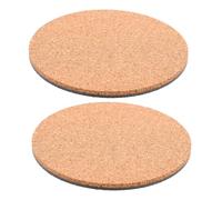 TOYANDONA 2 Pezzi Cuscino Rotondo di Fiore tampone sottobicchieri fioriere Cuscini Naturale Cucina Piante fito pianta tappetini in Sughero per la tavola sottovaso in Sughero