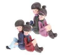 TOYANDONA 2 Pezzi Decorazione Coppia Torta Adornare Calzante Decorazioni Matrimonio Soprammobili Matrimonio Decorazioni Figurine Di Bambole Figurine Di Coppia in Miniatura Resina