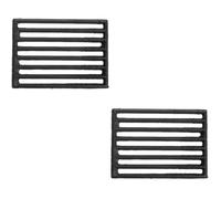 TOYANDONA 2 Pezzi di Griglia per in Ghisa: Griglia per Resistente da 8,57 Pollici E per Barbecue, Resistente Alle Alte Temperature con Flusso D'aria Migliorato per Stufa a Legna, Campeggio All'aperto,