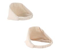 TOYANDONA 2 pezzi Fascia Cotone Post Parto Sciarpa Testa Antivento Traspirante e Morbida Accessorio Maternità Donna Elegante e Sicuro