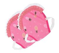 TOYANDONA 2 Pezzi Grembiule per Galline con Fascia Elastico Protezione per Piumaggio Posteriore Gilet Leggero Costume per Pollame Adatto Tutte Le Razze