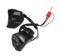 TOYANDONA 2 pezzi Interruttore Manubrio Moto per Scooter Mio Comando Multifunzione con Pulsante Avviso Acustico e Luci Avvio Elettrico Resistente e Facile da Installare per Controllo