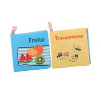 TOYANDONA 2 Pezzi libro del bagno tatto e libri giocattoli Crinkle per Crinkle Book Libri per da 6 a 12 mesi giocattoli educativi libro morbido Libro di stoffa per tessuto