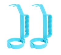 TOYANDONA 2 Pezzi Maniglia per Bottiglie Bevande in Plastica Blu | Bottiglie da Due Litri, Controllo nel Versare, Riutilizzabile, per Festa e Barbecue