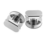 TOYANDONA 2 Pezzi Maniglie Ventosa Adesive per Porte Bagno e Cucina Impugnatura Antiscivolo senza Foratura per Porte in Vetro Frigorifero e Coperchi Wc Installazione Facile e