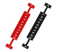 TOYANDONA 2 Pezzi Marcatore Di Biliardo Accessori Professionale Obiettivi Custode Del Punteggio Di Calcio Balilla Per Sostituzione Tavoli Da Biliardino Scope Chieder Punto Nero Plastica Pp