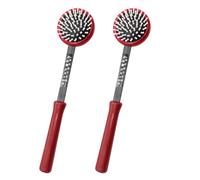 TOYANDONA 2 Pezzi Massage Stick Martello da Massaggio Manico in Plastica Rosso, per Vita e Testa, per Alleviare la Fatica e Favorire la Circolazione, per Nonni e Nonne