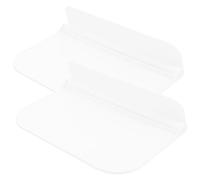 TOYANDONA 2 pezzi Mensola Bagno da Parete con Portasciugamani Mensola Doccia Pieghevole Senza Foratura Organizer Bagno Resistente e Compatta per Asciugamani e Sapone