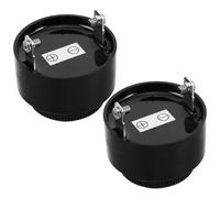 TOYANDONA 2 Pezzi Mini Cicalino Allarme Sfm380 12v 24v Plastico per | Suono Continuo Chiaro e Forte, Installazione Semplice, Nero, per Segnali Retromarcia Auto e Impianti