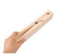 TOYANDONA 2 pezzi Mollette in Legno Giganti per Asciugamani Grandi Clip Resistenti per Bagno e Lavanderia Supporto Naturale per Teli Bagno e Vestiti Facili da Usare e Installare Design