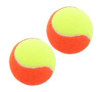 TOYANDONA 2 Pezzi Palline Tennis Morbide per Sicure e Elastiche per Giochi Tennis e Spiaggia Colore Arancione per Principianti