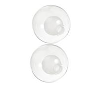 TOYANDONA 2 pezzi Paralume in Vetro Opalino Rotondo per Lampada Soffitto Sostituzione Paralume Lampada Pendente e Applique da Parete Resistente e Facile da Installare