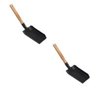 TOYANDONA 2 Pezzi Piccola pala di legno paletta di cenere rifiuti pala di cenere di carbone pala di cenere per braciere mini vanga da giardinaggio pala piccola ferro da stiro
