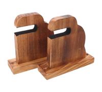 TOYANDONA 2 Pezzi Porta Tavola da Parete in Legno per Skateboard e | Fori Preforati e Bordi Arrotondati, Slot Modulari, Finitura Liscia Protettiva, per Muro del Garage