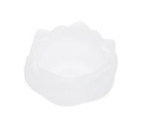 TOYANDONA 2 Pezzi Portacandele da Tavolo in Vetro Fiore Sacro Portacandela per Consacrazione Religiosa Supporto per Candele Decorativo Resistente e Facile da Pulire Design Fiore Elegante e