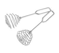 TOYANDONA 2 pezzi Sbattitore Uova Manuale in Acciaio Resistente Frusta per Montare Panna e Mescolare Uova e Veloce per Cucina Design Elegante e Compatto