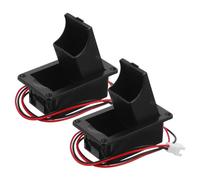TOYANDONA 2 Pezzi Scatola Batteria per Pickup Chitarra e Basso Custodia Leggera e Resistente con Contatti Antiossidanti Accessori per Strumenti Musicali