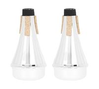 TOYANDONA 2 Pezzi Sordina per Tromba in Plastica da Silenziatore Leggero e Riduttore di Rumore per Pratica Notturna Accessorio Versatile per Principianti e Professionisti Design e Funzionale