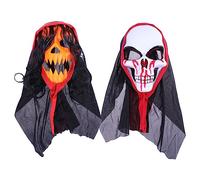 TOYANDONA 2 Pezzi Spaventose Maschere Di Halloween Maschera Fantasma Maschera Malvagia Dell'orrore Maschera Per La Testa Maschera Inquietante Maschera Novità Di Halloween