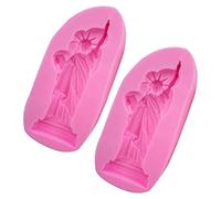 TOYANDONA 2 pezzi Stampi Silicone Pudding per Gelati e Lecca Lecca Forma Dea Dolci Estivi Fai da Te Resistente e Sicuro Alimentare