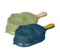 TOYANDONA 2 pezzi Stampo per Ravioli Manuale per Cucina Doppia Colorazione Blu e Verde Pressa per Involucri Antiaderente Facile da Usare per Gnocchi e Biscotti Utensile per Famiglie e Amici