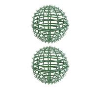 TOYANDONA 2 Pezzi Supporto per Palline D'erba in Plastica Verde Leggero per