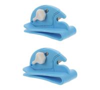 TOYANDONA 2 Pezzi Taglierino per Palloncini Leggero a Mano, in Plastica Blu | Forza di Foratura Controllata, Portatile e Pratico, Acciaio Inossidabile, per Decorazioni e Feste