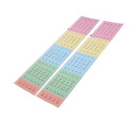 TOYANDONA 2 Pz Adesivi in scala Guzheng Adesivi Per Tastiera Nota Musicale Di Kid Guzheng Decalcomanie Di Note Musicali Decalcomanie Della Scheda Guzheng Colorful Etichetta
