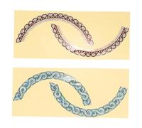 TOYANDONA 2 Pz Cerchio Del Foro Armonico Della Chitarra Accessori Per Chitarra Elettrica Adesivo Per Chitarra Manifesto Grafico Degli Accordi Di Chitarra Vinile Etichetta Acustico Pvc