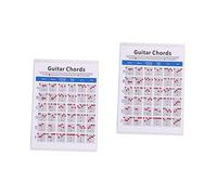 TOYANDONA 2 Pz guida di riferimento didattica per chitarra grafico delle note per chitarra spettro degli accordi di chitarra accordo di allenamento per chitarra ballata applique etichetta