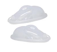 TOYANDONA 2 Raccoglitore Latte Silicone per Allattamento Protezione Comfort Pressione Latte Efficiente e Antispreco per Mamme Nursing