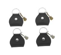 TOYANDONA 2 Set Astuccio Per Plettri Chitarra Catena Cintura Degli Attrezzi Anelli Tracolla Per Borsa Roba Per Chitarra Da Uomo Organizzatore Di Cose Per Chitarra Pu Black 2 Pezzi * 2