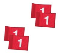 TOYANDONA 2 Set Bandiera Da Golf Pratiche Bandiere Da Golf Pratica Del Golf Aiuto Per L'allenamento Del Golf Formazione Bandiera Da Allenamento Per Il Golf Rosso Nylon 2 Pezzi * 2