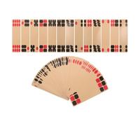 TOYANDONA 2 Set Carte da Gioco Cinesi Tradizionali da Bridge, 48 Carte in | Anziani e Incontri di Comunità, Mescolamento Fluido, Riconoscimento Facile, Formato Portatile