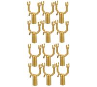 TOYANDONA 2 Set Forca di Sostegno per Alberi da Frutto Piante Kit di Palo degli Alberi Pianta Dispositivo di Supporto Ai Fiori Supporto del Giardino Lega di Alluminio d'oro 6 Pezzi * 2