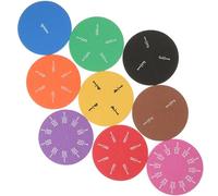 TOYANDONA 2 set Frazioni in EVA Colorate Vassoio Montessori Educativo per Apprendimento Matematica Materiale Didattico Duraturo e Facile da Leggere Colore Casuale Colore Casuale