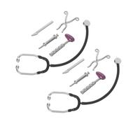 TOYANDONA 2 Set Mini Stetoscopio per Kit Accessori Miniatura per Casa delle per Simulazione Ospedale