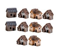 TOYANDONA 2 Set Miniature Casa Per Decorazione Micro Paesaggio Unici Per Domestici 10 Pezzi*2